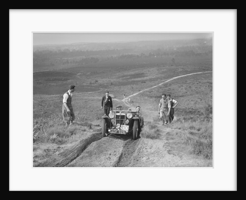 1935 MG PA taking part in the NWLMC Lawrence Cup Trial, 1937 by Bill Brunell