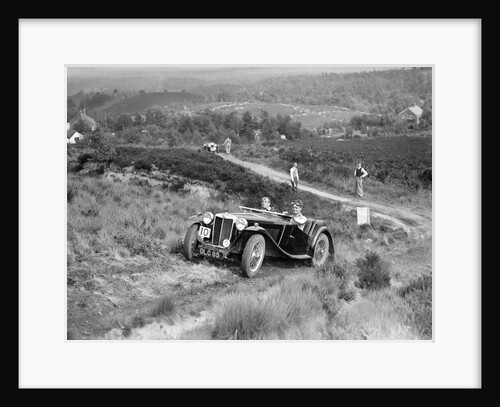 1936 MG TA taking part in the NWLMC Lawrence Cup Trial, 1937 by Bill Brunell