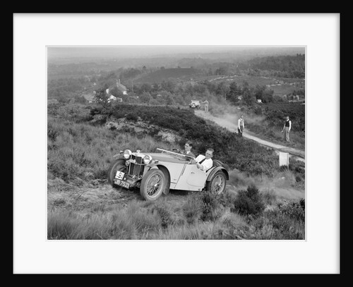 1935 MG PB of the Cream Cracker team taking part in the NWLMC Lawrence Cup Trial, 1937 by Bill Brunell