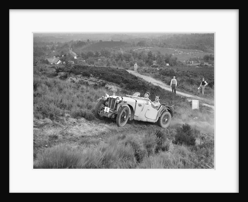 1935 MG PA of RM Andrews taking part in the NWLMC Lawrence Cup Trial, 1937 by Bill Brunell