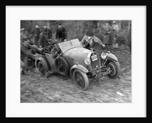 1929 Bugatti Type 40 open 4-seater Grand Sport taking part in the Inter-Varsity Trial, 1930 by Bill Brunell
