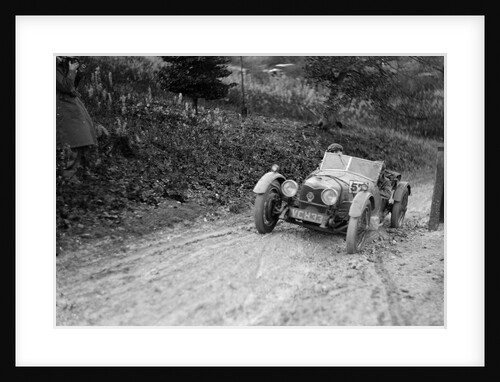 Riley Brooklands 2-seater sports of JE Lancaster taking part in the Inter-Varsity Trial, 1930 by Bill Brunell