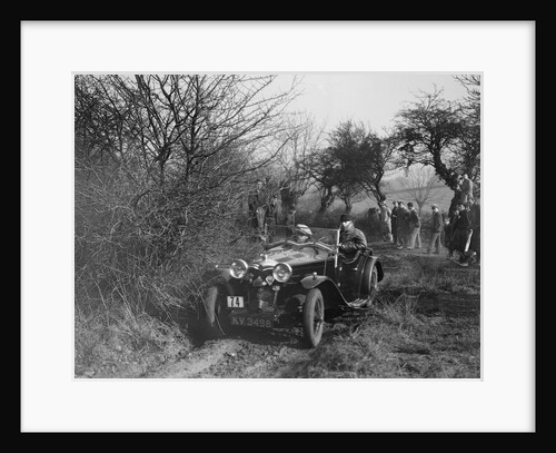 Riley of G Clifton at the Sunbac Colmore Trial, near Winchcombe, Gloucestershire, 1934 by Bill Brunell