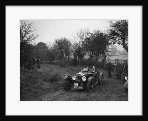Frazer-Nash of JD Greaves at the Sunbac Colmore Trial, near Winchcombe, Gloucestershire, 1934 by Bill Brunell