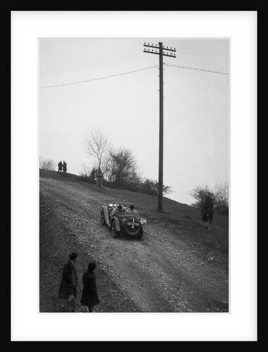 Miss EV Watson's MG J3 climbing Nailsworth Ladder, Sunbac Colmore Trial, Gloucestershire, 1934 by Bill Brunell