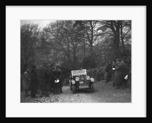 Triumph of RL Bellamy climbing Nailsworth Ladder, Sunbac Colmore Trial, Gloucestershire, 1934 by Bill Brunell