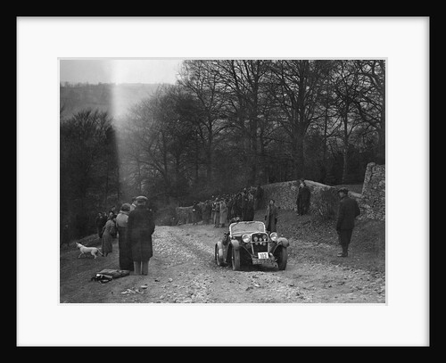 Singer of WDV Norman climbing Nailsworth Ladder, Sunbac Colmore Trial, Gloucestershire, 1934 by Bill Brunell