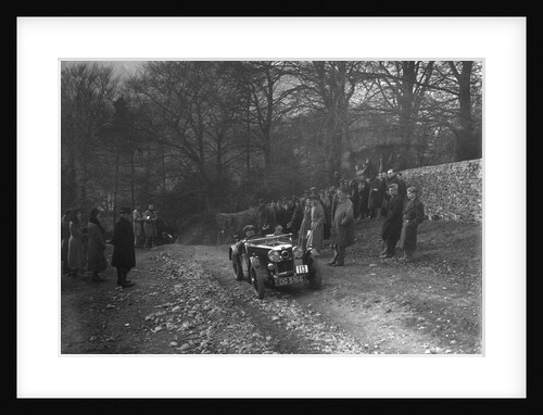 MG J2 of WH Haden climbing Nailsworth Ladder, Sunbac Colmore Trial, Gloucestershire, 1934 by Bill Brunell