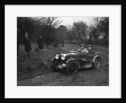 MG M type of RK Nicholson at the Sunbac Colmore Trial, near Winchcombe, Gloucestershire, 1934 by Bill Brunell