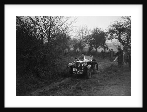 MG M type of GJ Rea at the Sunbac Colmore Trial, near Winchcombe, Gloucestershire, 1934 by Bill Brunell