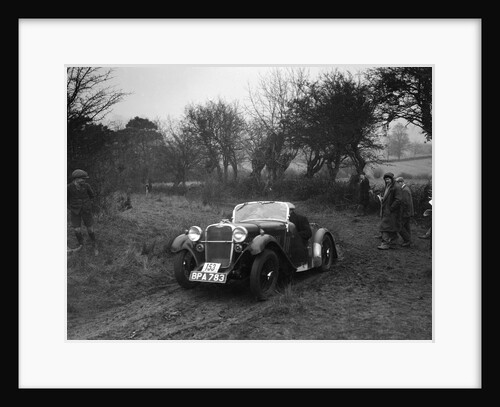 Singer of L Sandford at the Sunbac Colmore Trial, near Winchcombe, Gloucestershire, 1934 by Bill Brunell