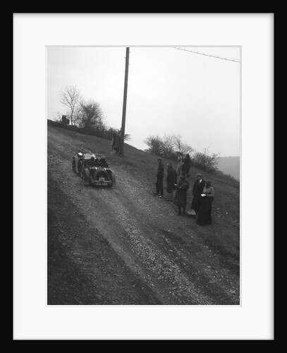 Singer of CV Glass climbing Nailsworth Ladder, Sunbac Colmore Trial, Gloucestershire, 1934 by Bill Brunell