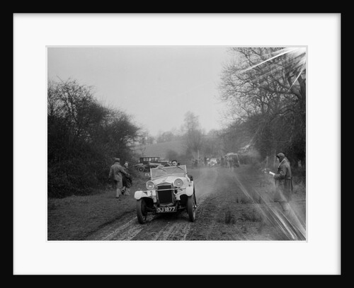 Frazer-Nash Boulogne of RS Langford, Sunbac Colmore Trial, near Winchcombe, Gloucestershire, 1934 by Bill Brunell