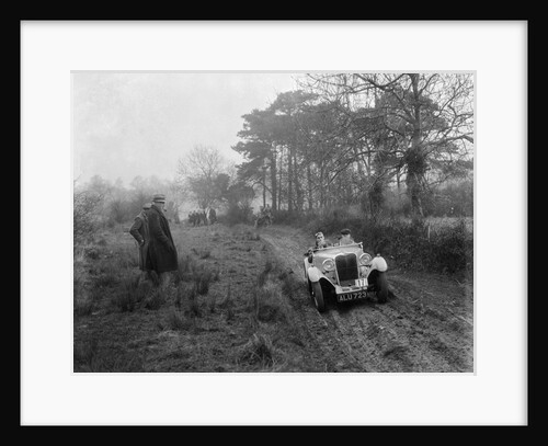 Singer of DA Loader at the Sunbac Colmore Trial, Gloucestershire, 1934 by Bill Brunell