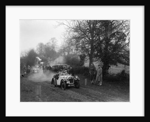 Austin Ulster of HG Conway at the Sunbac Colmore Trial, near Winchcombe, Gloucestershire, 1934 by Bill Brunell