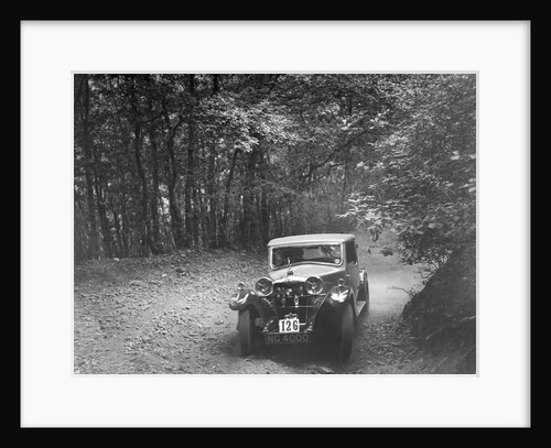 Riley competing in the B&HMC Brighton-Beer Trial, Fingle Bridge Hill, Devon, 1934 by Bill Brunell