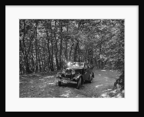 Crossley of CR Simnett competing in the B&HMC Brighton-Beer Trial, Fingle Bridge Hill, Devon, 1934 by Bill Brunell