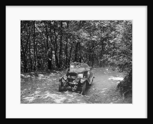 Windsor of CC Bliss competing in the B&HMC Brighton-Beer Trial, Fingle Bridge Hill, Devon, 1934 by Bill Brunell
