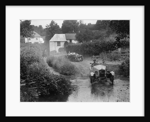 Frazer-Nash and MG J2, B&HMC Brighton-Beer Trial, Windout Lane, near Dunsford, Devon, 1934 by Bill Brunell
