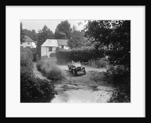 MG PA competing in the B&HMC Brighton-Beer Trial, Windout Lane, near Dunsford, Devon, 1934 by Bill Brunell