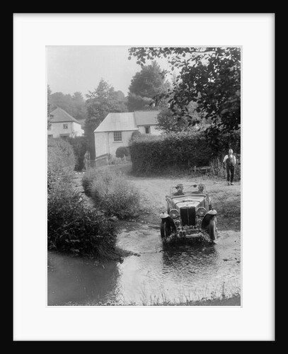 MG PA competing in the B&HMC Brighton-Beer Trial, Windout Lane, near Dunsford, Devon, 1934 by Bill Brunell