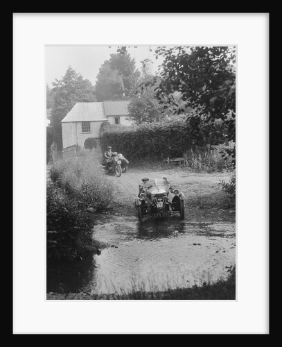 Morgan 3-wheeler, B&HMC Brighton-Beer Trial, Windout Lane, near Dunsford, Devon, 1934 by Bill Brunell
