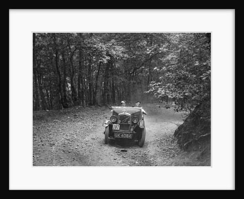 Wolseley Hornet McEvoy Special, B&HMC Brighton-Beer Trial, Fingle Bridge Hill, Devon, 1934 by Bill Brunell
