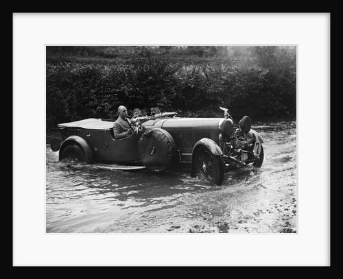 3-litre Lagonda of RD Tong fording the River Exe at Yealscombe, Devon, JCC Lynton Trial, 1932 by Bill Brunell