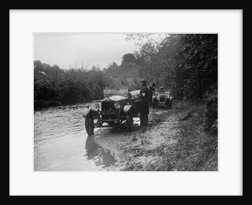OM of JA Andrews and Austin Ulster competing in the JCC Lynton Trial, 1932 by Bill Brunell