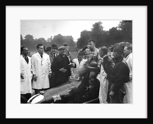 Bert Hadley and his winning Austin car, Imperial Trophy, Crystal Palace, 1939 by Bill Brunell