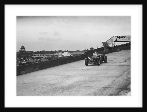 Alfa Romeo racing at Brooklands, 1938 or 1939 by Bill Brunell