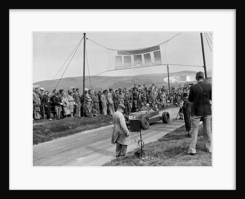 CK Mortimer's Alta with twin rear wheels on the start line at the Lewes Speed Trials, Sussex, 1938 by Bill Brunell