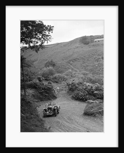 1935 MG PA taking part in a motoring trial in Devon, late 1930s by Bill Brunell