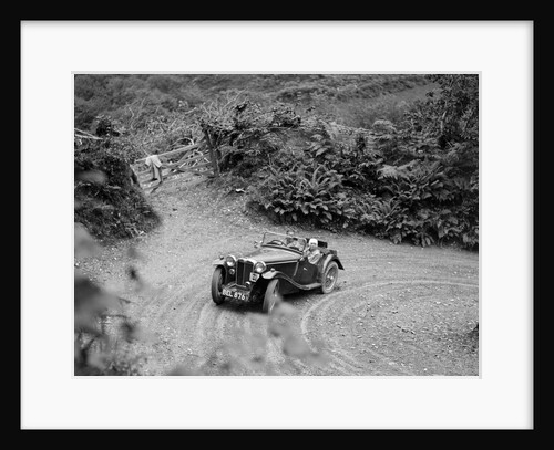1935 MG PB taking part in a motoring trial in Devon, late 1930s by Bill Brunell