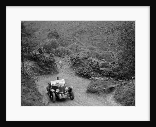 1934 Triumph taking part in a motoring trial in Devon, late 1930s by Bill Brunell