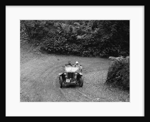 AH Langley's 1935 MG Magnette/Magna of the Three Musketeers team, Devon, late 1930s by Bill Brunell