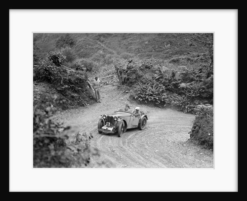 1934 MG PA of the Cream Cracker team taking part in a motoring trial in Devon, late 1930s by Bill Brunell