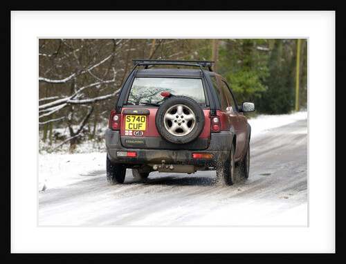 1998 Land Rover Freelander driving on icy road 2009 by Unknown