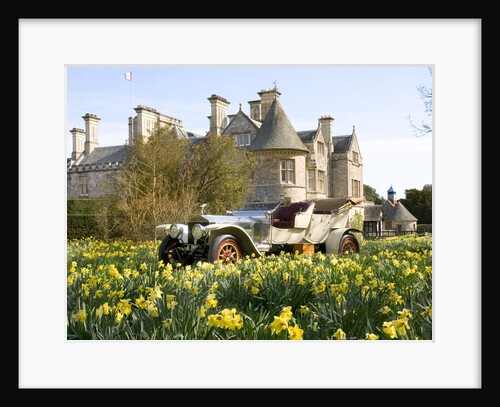 1909 Rolls Royce in front of Palace House, Beaulieu by Unknown