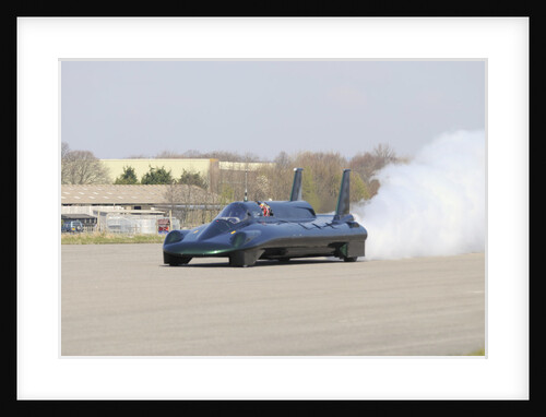British Steam Car Challenge testing at Thorney Island by Unknown