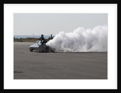 British Steam Car Challenge testing at Thorney Island by Unknown
