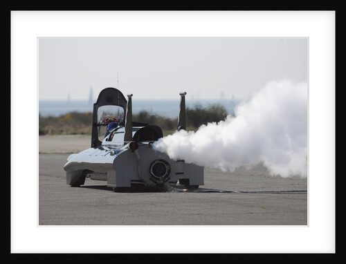 British Steam Car Challenge testing at Thorney Island by Unknown