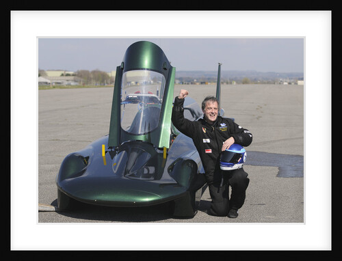 British Steam Car Challenge testing at Thorney Island by Unknown
