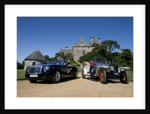 2009 Rolls Royce Phantom Drophead Coupe with 1909 Rolls Royce Silver Ghost by Unknown