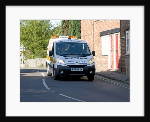 2008 Citroen van abnormal load warning vehicle by Unknown