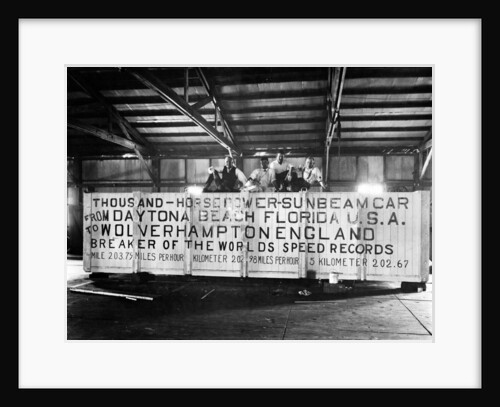 Sunbeam 1000hp World Land speed record attempt at Daytona 1927 by Unknown