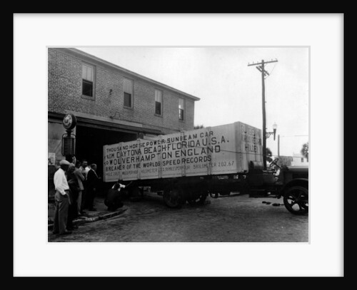 Sunbeam 1000hp World Land speed record attempt at Daytona 1927 by Unknown