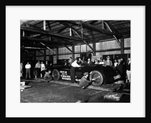 Sunbeam 1000hp World Land speed record attempt at Daytona 1927 by Unknown