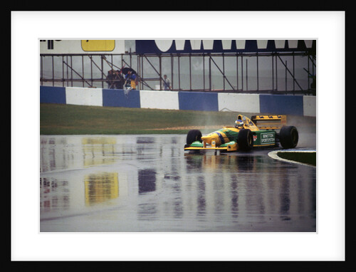 Benetton B193A Michael Schumacher  1993 Euro GP at Donington by Unknown