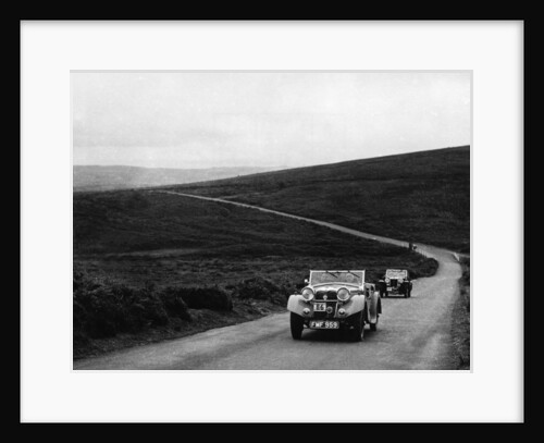 1937 Riley Lynx on Torquay rally driven by M.G.Shorey by Unknown